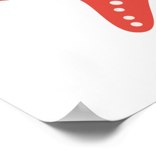 Twinkle Little Star Blue & Coral Nautical Kinderzi Poster (Ecke)