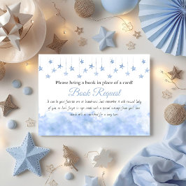 Twinkle Little Star Boy Book for Baby Shower Game Begleitkarte