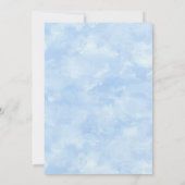 Twinkle Little Star Boy Einladung (Rückseite)