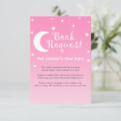 Twinkle Little Star Buchanfrage mit Gedicht in Ros Einladung (Stehend Vorderseite)