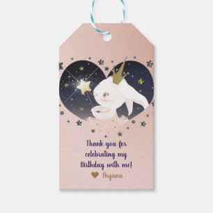 Twinkle Little Star Bunny Hase Pfirsich Baby Showe Geschenkanhänger