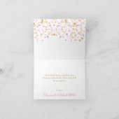 Twinkle Little Star Danke Pink Gold (Innenseite)