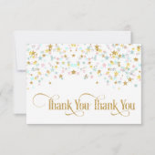 Twinkle Little Star Danke Weiß oder Farbe (Vorderseite)