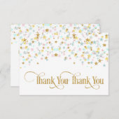 Twinkle Little Star Danke Weiß oder Farbe (Vorne/Hinten)