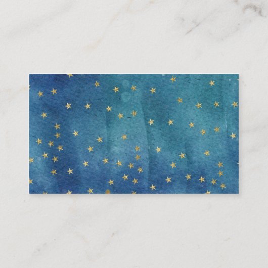 Twinkle Little Star Diaper Raffle Card Begleitkarte (Rückseite)