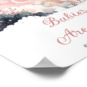 Twinkle Little Star Einhorn Babies sind süße Lecke Poster (Ecke)