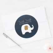 Twinkle Little Star Elephant Baby Shower Stickers (Umschlag)