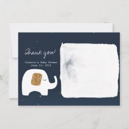 Twinkle Little Star Elephant Babydusche Danke Einladung