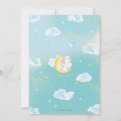 Twinkle Little Star Elephant Babydusche von Mail Einladung (Rückseite)