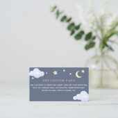 Twinkle Little Star Elephant Enclosure Card Begleitkarte (Stehend Vorderseite)