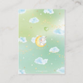 Twinkle Little Star Elephant Neutral Buch bringen Begleitkarte (Rückseite)