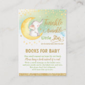 Twinkle Little Star Elephant Neutral Buch bringen Begleitkarte (Vorderseite)