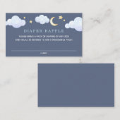 Twinkle Little Star Elephant Raffle Einsteckkarte Begleitkarte (Vorne/Hinten)