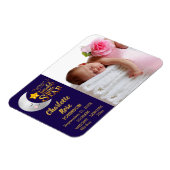 Twinkle Little Star Foto Geburtserklärung Magnet (Linke Seite)