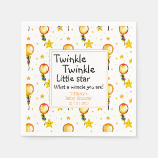 Twinkle Little Star Gender Neutral Baby Dusche Serviette