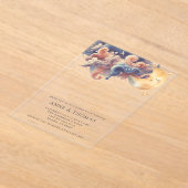 Twinkle Little Star Gender Reveal Custom Party Acryleinladungen (Ablage )