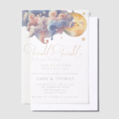 Twinkle Little Star Gender Reveal Custom Party Pergament Einladungen (Versetzt)