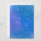 Twinkle Little Star Gender Reveal Niedlichen Bunny Einladung (Rückseite)