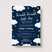 Twinkle Little Star Gender Reveal Party Einladung