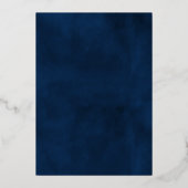 Twinkle Little Star Gender Reveal Party Real Folieneinladung (Rückseite)