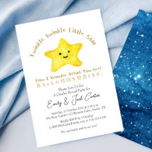 Twinkle Little Star Gender Reveal Rustikal Kawaii