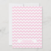 Twinkle Little Star Girl Babydusche Einladung (Rückseite)