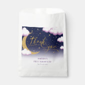 Twinkle Little Star Girl Erster Geburtstag Vielen Geschenktütchen (Vorderseite)