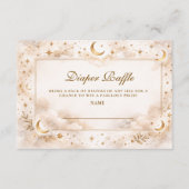 Twinkle Little Star Gold Windel-Raffle Begleitkarte (Vorderseite)