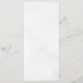 Twinkle Little Star Gray Elegant Baby Shower Menükarte (Rückseite)