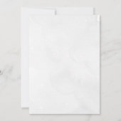 Twinkle Little Star Gray Gold Elegante Baby Dusche Einladung (Rückseite)