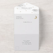 Twinkle Little Star Gray UAWG Baby Dusche alle in All In One Einladung (Außenbereich)