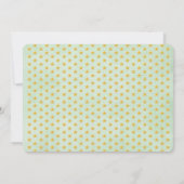 Twinkle Little Star Greenerie Elephant Babydusche Einladung (Rückseite)