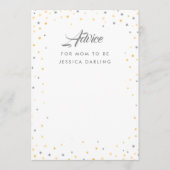 Twinkle Little Star Hinweiskarte (Vorderseite)