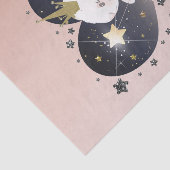 Twinkle Little Star Kaninchen Peach Baby Dusche Seidenpapier (Ausschnitt)