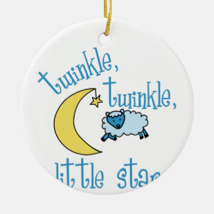 Twinkle Little Star Keramik Ornament
