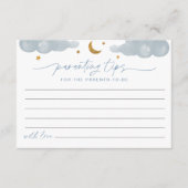 Twinkle Little Star Kinderbetreuung Tipps Karte (Vorderseite)