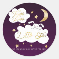 Twinkle Little Star Lila Bunny Baby Shower Gefalle