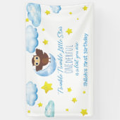 Twinkle Little Star mit Friendly Brown Owl Banner (Vertikal)