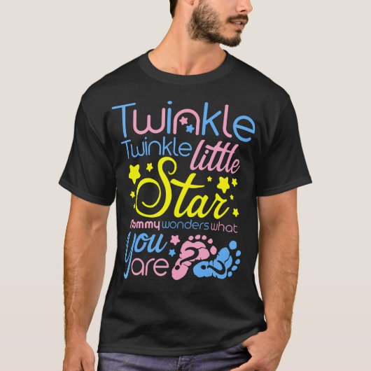 Twinkle Little Star Mommy fragt sich, was Sie Gen  T-Shirt (Vorderseite)