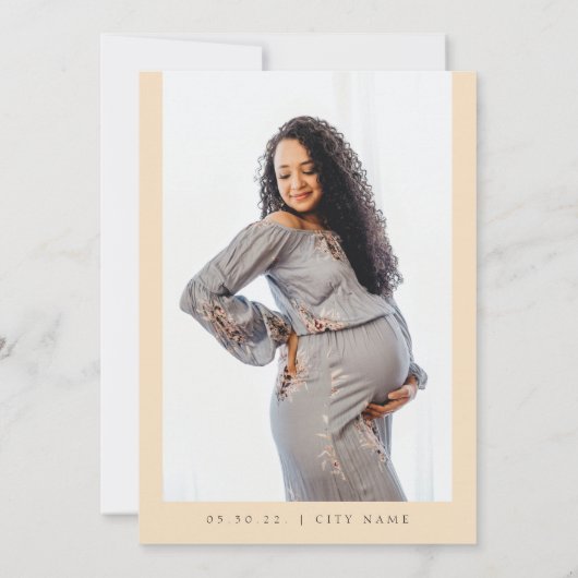 Twinkle Little Star Moon Blue Yellow Baby Dusche Einladung (Rückseite)