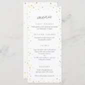 Twinkle Little Star Party / Dusche Menü Menükarte (Vorne/Hinten)