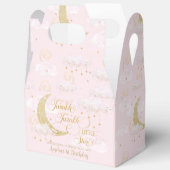 Twinkle Little Star Pastel Pink 1. Geburtstag Geschenkschachtel (Offen)