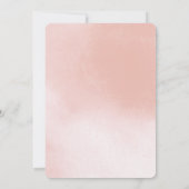 Twinkle Little Star Pink Kinderdusche Einladung (Rückseite)