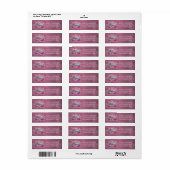 Twinkle Little Star | Pink Silver Gray Adresse (Vorne)
