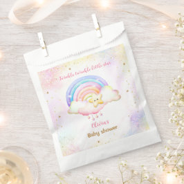Twinkle Little Star Rainbow Girl Baby Shower Geschenktütchen
