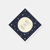 Twinkle Little Star Starry Sky Baby Dusche Serviette (Ecke)