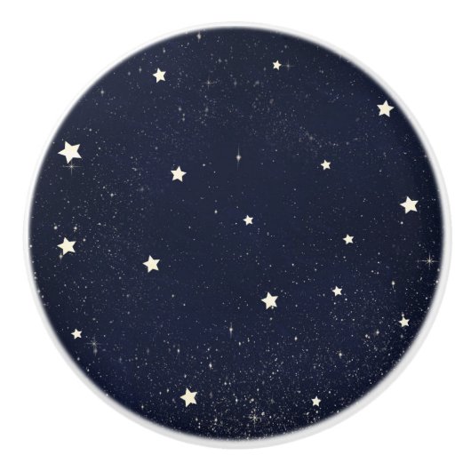 Twinkle Little Star Starry Sky Celestial Night Keramikknauf (Vorderseite)