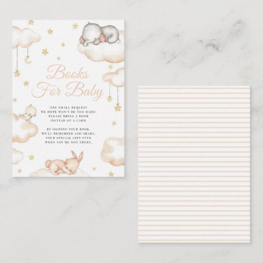 Twinkle Little Star Tiere neutrale Bücher für Kind Begleitkarte (Vorne/Hinten)