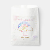 Twinkle Little Star Twins Rainbow Baby Dusche Geschenktütchen (Vorderseite)