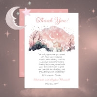 Twinkle Little Star Unicorn Pink Girl Babydusche
